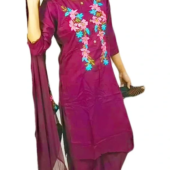 Kurta salwar dupatta- complete set Indian dress - Picture 4 of 6